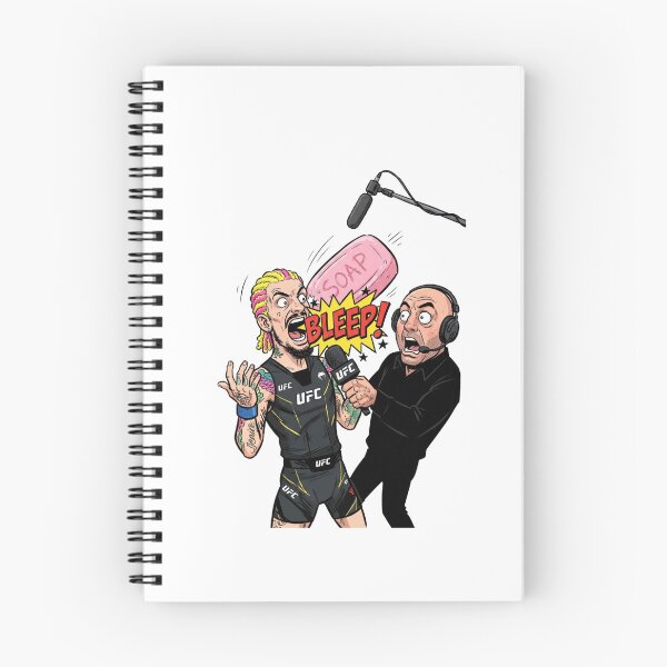 Item preview, Funny Sean O'Malley and Joe Rogan UFC Soap Interview Cartoon Design designed and sold by annaarthk.