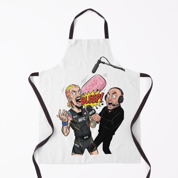 Item preview, Funny Sean O'Malley and Joe Rogan UFC Soap Interview Cartoon Design designed and sold by annaarthk.