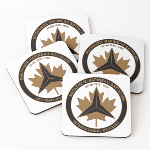 Item preview, Mackenzie Papineau Battalion International Brigades Antifascist Emblem Print designed and sold by PinUpPizzazz.