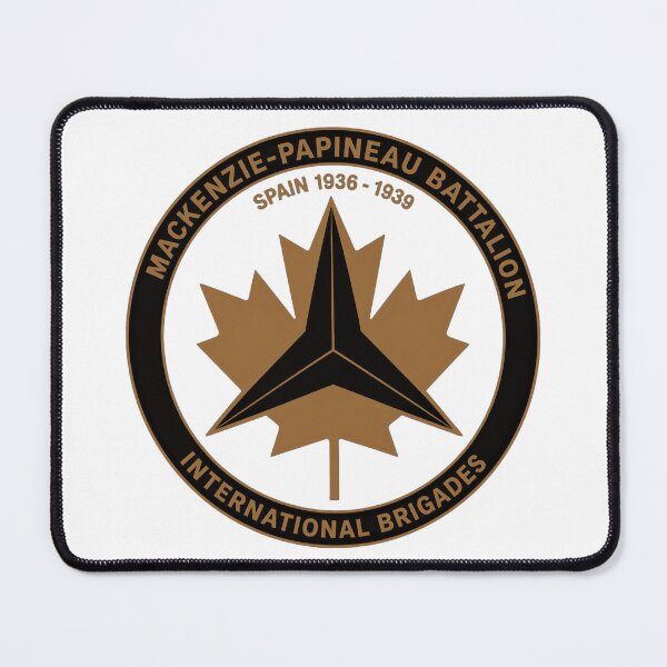 Item preview, Mackenzie Papineau Battalion International Brigades Antifascist Emblem Print designed and sold by PinUpPizzazz.