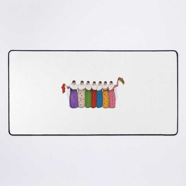 Item preview, Kurdish Women Traditional Dance Folk Art designed and sold by DailyDoodlesBySumbul.