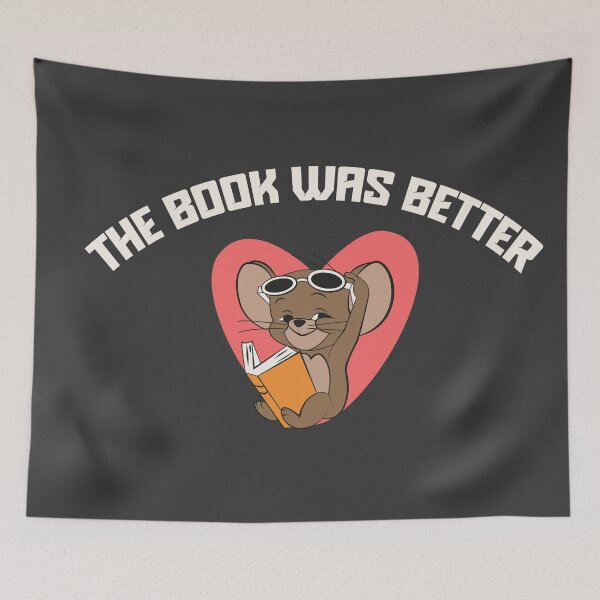 Item preview, The Book Was Better Illustration designed and sold by beboplab.