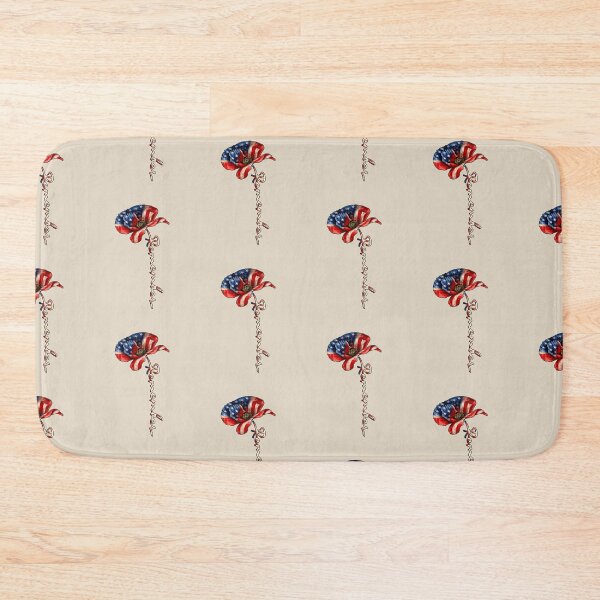 Item preview, Remember American Flag Vintage Red Poppy Memorial Day Art designed and sold by Cute & Sassy Custom Gifting Boutiques.