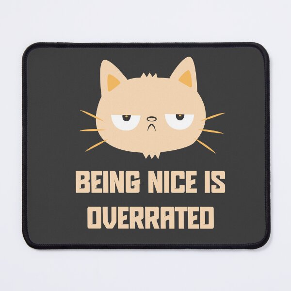 Item preview, Being Nice is Overrated Illustration designed and sold by beboplab.