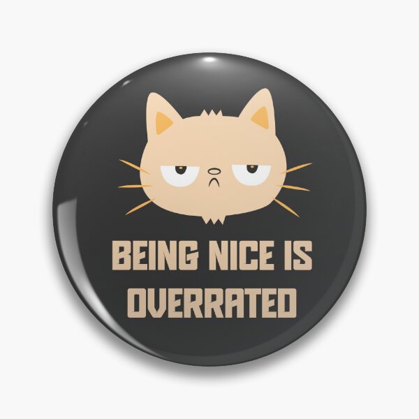 Item preview, Being Nice is Overrated Illustration designed and sold by beboplab.
