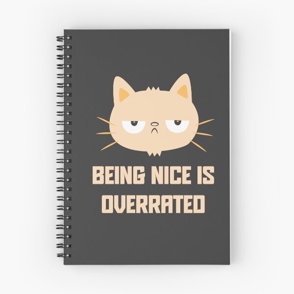 Item preview, Being Nice is Overrated Illustration designed and sold by beboplab.