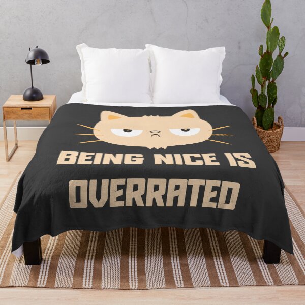 Item preview, Being Nice is Overrated Illustration designed and sold by beboplab.