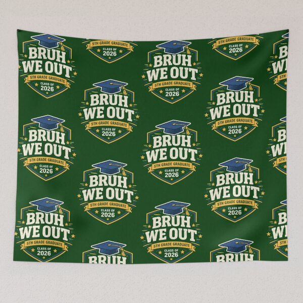 Item preview, Bruh We Out 5Th Graders Fifth 5Th Grade Graduation Class Of 2026 287 designed and sold by GritBloodline.