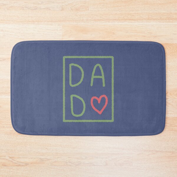 Item preview, DAD Green Lettering with Pink Heart designed and sold by FrenchieBoops.