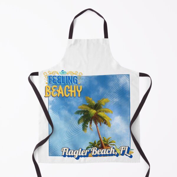 Item preview, Feeling Beachy Flagler Beach FL Retro Palm Tree Design designed and sold by DonnaRaine.