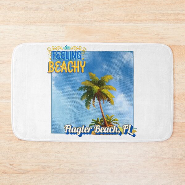 Item preview, Feeling Beachy Flagler Beach FL Retro Palm Tree Design designed and sold by DonnaRaine.