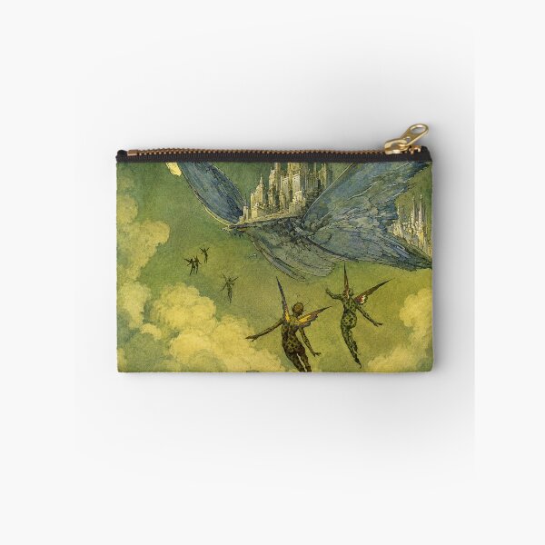 Item preview, Fantasy Wall Art, Vintage Mythical Illustration, Flying Island in the Night, Fantasy Art Lovers designed and sold by RickE.