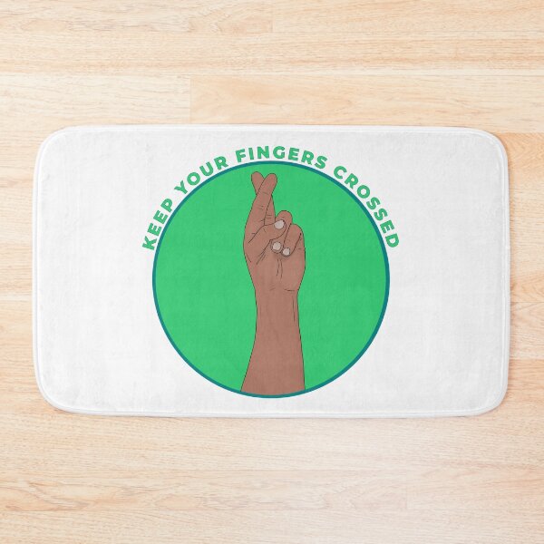 Item preview, Keep Your Fingers Crossed Lucky Charm Vintage Hand Sign designed and sold by shopdiego.