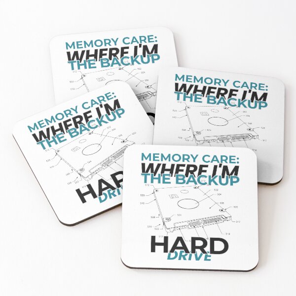 Item preview, Memory Care: Where I'm The Backup Hard Drive designed and sold by DTTG-Co.