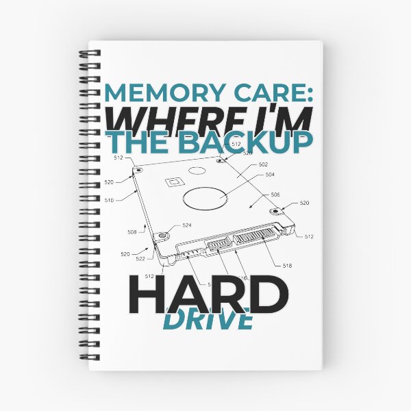 Item preview, Memory Care: Where I'm The Backup Hard Drive designed and sold by DTTG-Co.