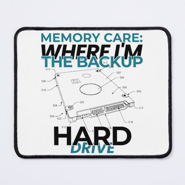 Item preview, Memory Care: Where I'm The Backup Hard Drive designed and sold by DTTG-Co.