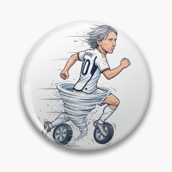 Item preview, Funny Luka Modric Tornado Speed Cartoon Art designed and sold by annaarthk.