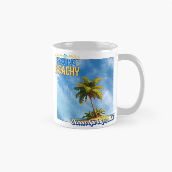 Item preview, Feeling Beachy Ocean Springs MS Retro Palm Tree Design designed and sold by DonnaRaine.