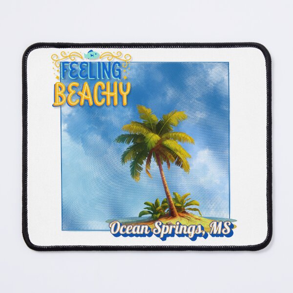 Item preview, Feeling Beachy Ocean Springs MS Retro Palm Tree Design designed and sold by DonnaRaine.