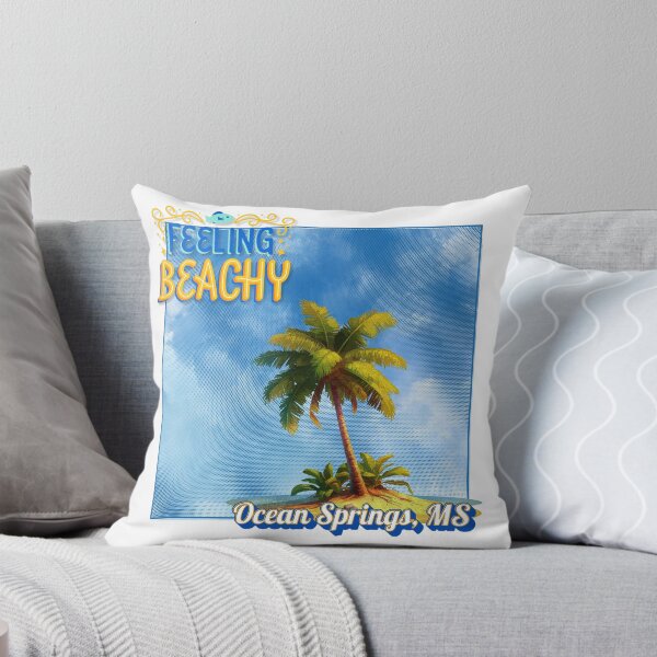 Item preview, Feeling Beachy Ocean Springs MS Retro Palm Tree Design designed and sold by DonnaRaine.