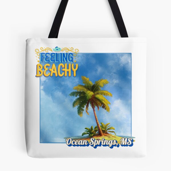 Item preview, Feeling Beachy Ocean Springs MS Retro Palm Tree Design designed and sold by DonnaRaine.