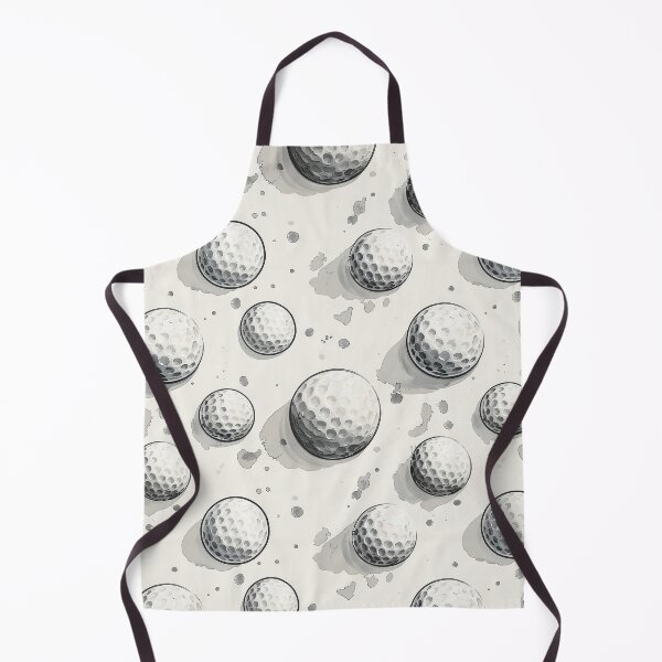 Item preview, Watercolor Golf Ball Pattern - Grey Monochrome Sports Illustration Design designed and sold by Nine Lives Studio.