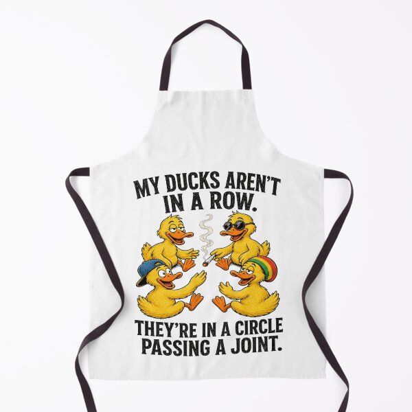 Item preview, My Ducks Aren’t in a Row They’re in a Circle Passing a Joint Funny Duck Humor designed and sold by 76Valeria.