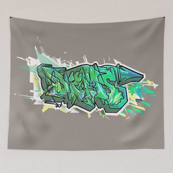 Item preview, graffiti letters designed and sold by -Trashcraft-Street-art-.