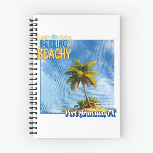 Item preview, Feeling Beachy Port Aransas TX Retro Palm Tree Design designed and sold by DonnaRaine.