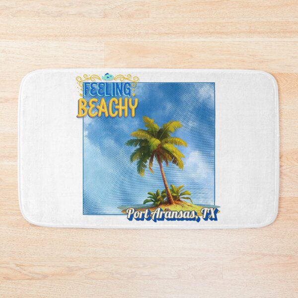 Item preview, Feeling Beachy Port Aransas TX Retro Palm Tree Design designed and sold by DonnaRaine.
