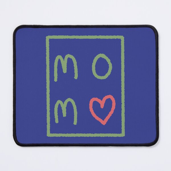 Item preview, MOM Green Lettering with Pink Heart designed and sold by FrenchieBoops.