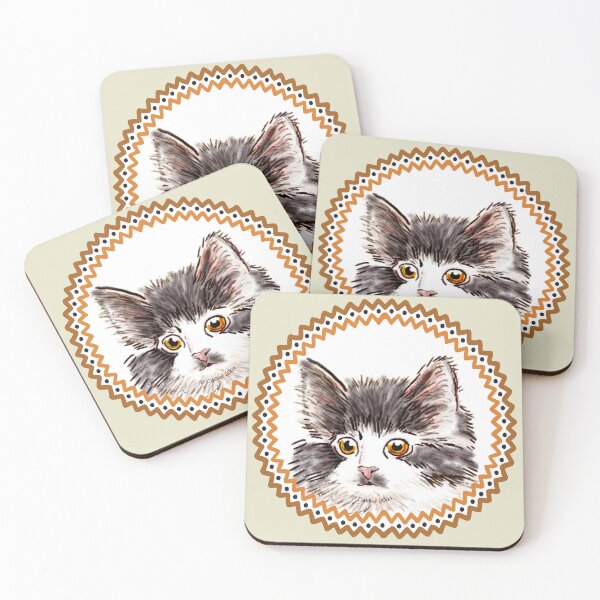 Item preview, Gato gatito Ric Rac designed and sold by artmuvz.