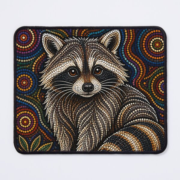 Item preview, raccoon designed and sold by ngangkangart.