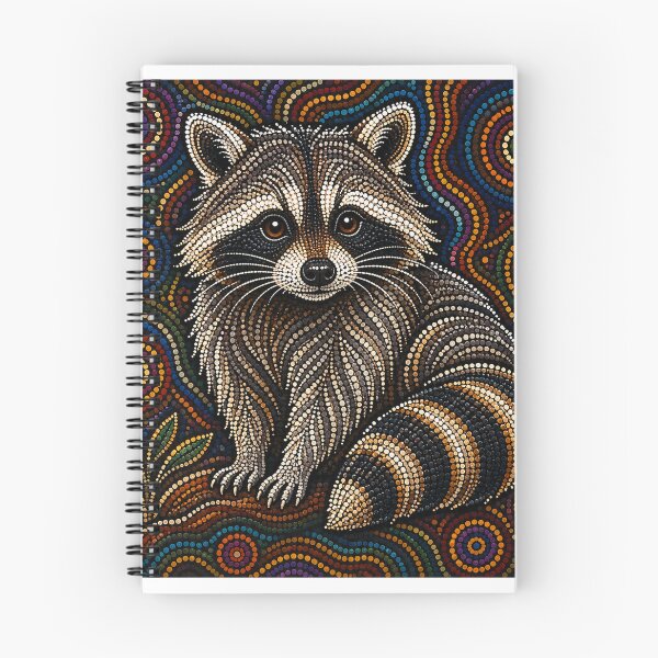 Item preview, raccoon designed and sold by ngangkangart.