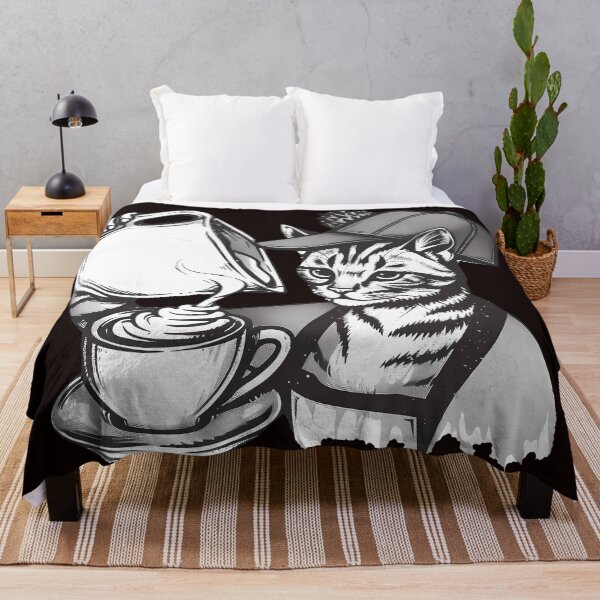 Item preview, Cat Barista Latte Art designed and sold by Structure-Blue.