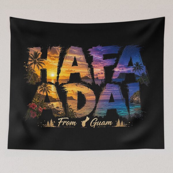 Item preview, Håfa Adai from Guam: Island Sunset & Pacific Spirit designed and sold by BlissBlvdShop.