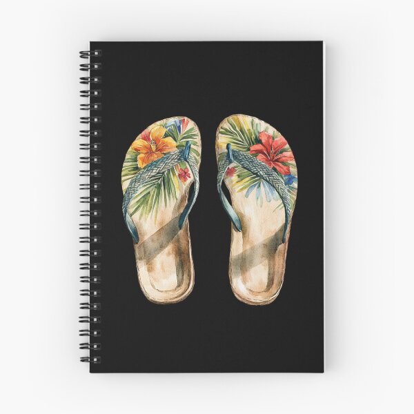 Item preview, Colorful Floral Flip Flops designed and sold by virdeiz.