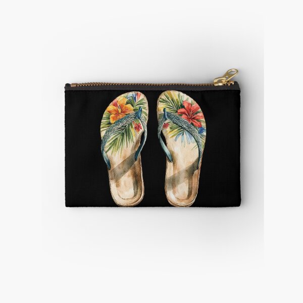 Item preview, Colorful Floral Flip Flops designed and sold by virdeiz.