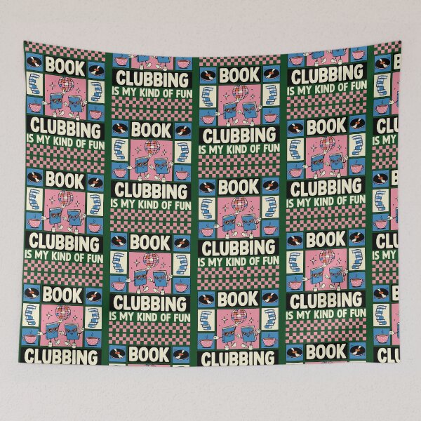 Item preview, Book Clubbing Is My Kind Of Fun 534 designed and sold by WanderTeeWorks.