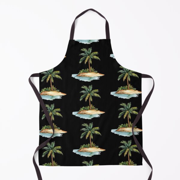 Item preview, Tropical Island with Palm Tree designed and sold by virdeiz.