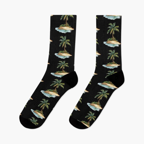 Item preview, Tropical Island with Palm Tree designed and sold by virdeiz.