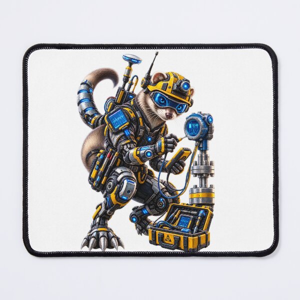 Item preview, Steel Ferret – Instrumentation Technician | Mechanical Animal designed and sold by SteelCoat Studio.