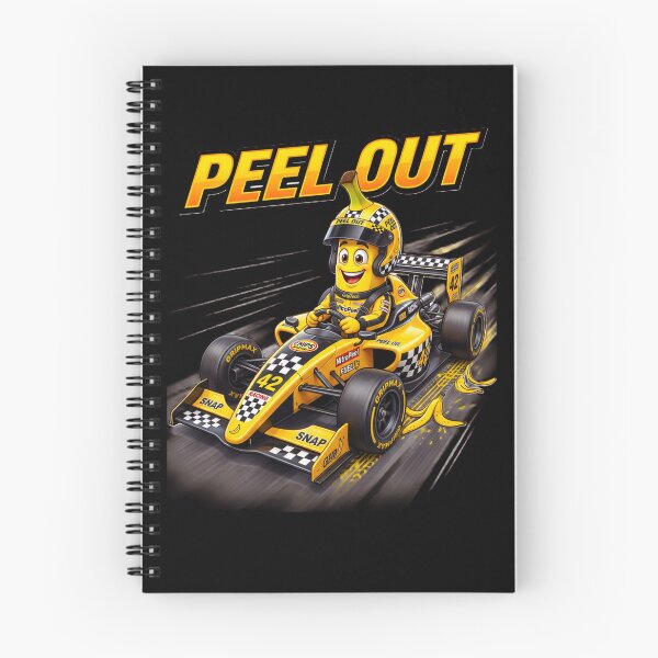 Item preview, Peel Out Funny Banana Race Car Driver Racing Gift Motorsport Checkered Flag Design designed and sold by 519xdesign.