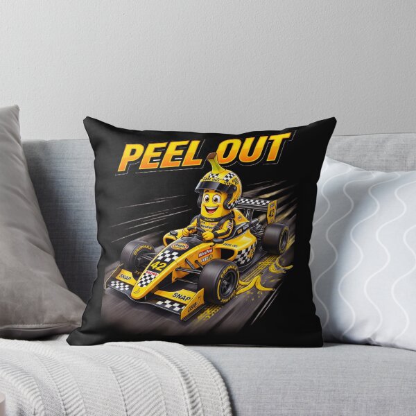Item preview, Peel Out Funny Banana Race Car Driver Racing Gift Motorsport Checkered Flag Design designed and sold by 519xdesign.