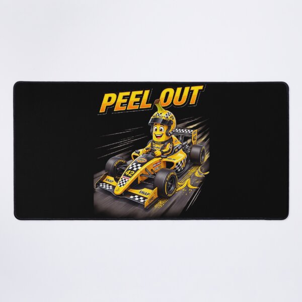 Item preview, Peel Out Funny Banana Race Car Driver Racing Gift Motorsport Checkered Flag Design designed and sold by 519xdesign.