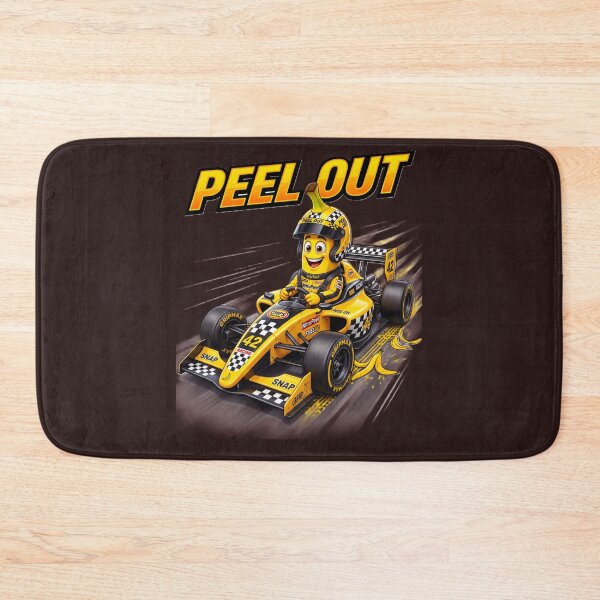 Item preview, Peel Out Funny Banana Race Car Driver Racing Gift Motorsport Checkered Flag Design designed and sold by 519xdesign.
