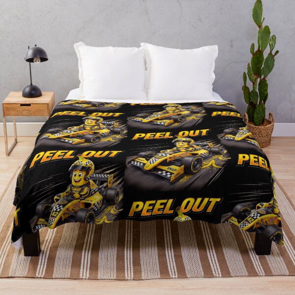 Item preview, Peel Out Funny Banana Race Car Driver Racing Gift Motorsport Checkered Flag Design designed and sold by 519xdesign.