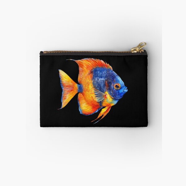 Item preview, Vibrant Tropical Fish on Black designed and sold by virdeiz.