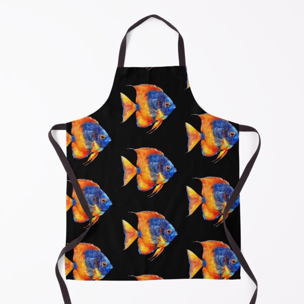 Item preview, Vibrant Tropical Fish on Black designed and sold by virdeiz.