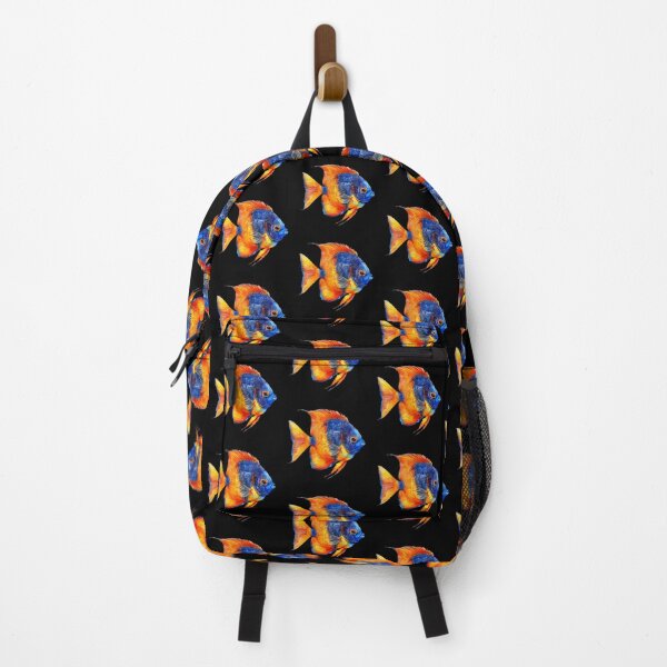 Item preview, Vibrant Tropical Fish on Black designed and sold by virdeiz.